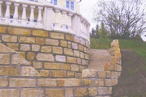 Sandsteintreppenanlage - Tief- und Erschließungsbau Schatlowski